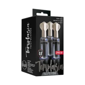 Blush Temptasia Clit And Nipple Twist Suckers (Set de 3 Piezas)